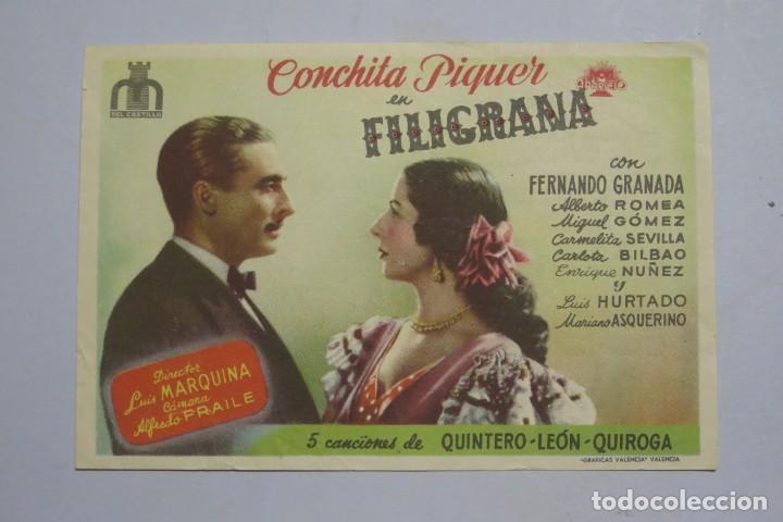 Cine: PROGRAMA DE CINE. FILIGRANA - Foto 1