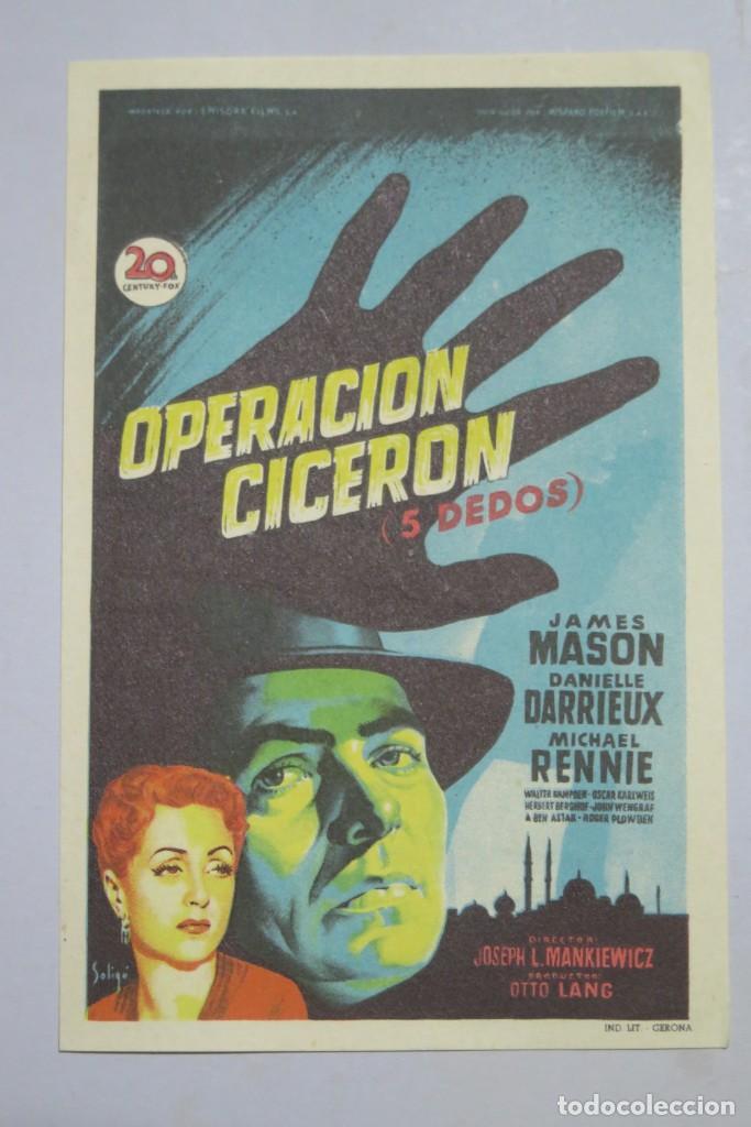 Cine: PROGRAMA DE CINE. OPERACION CICERON - Foto 1