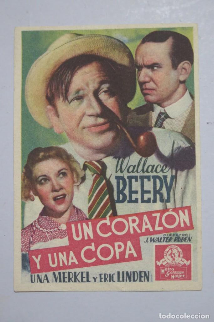 Cine: PROGRAMA DE CINE. UN CORAZON Y UNA COPA - Foto 1