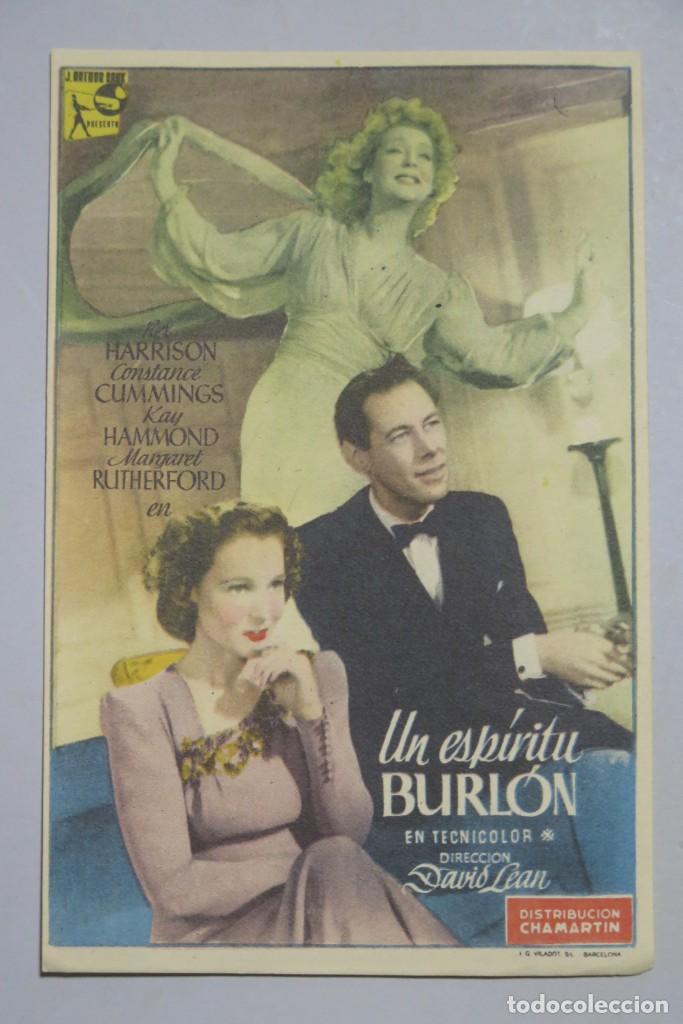 Cine: PROGRAMA DE CINE. UN ESP&Iacute;RITU BURL&Oacute;N - Foto 1
