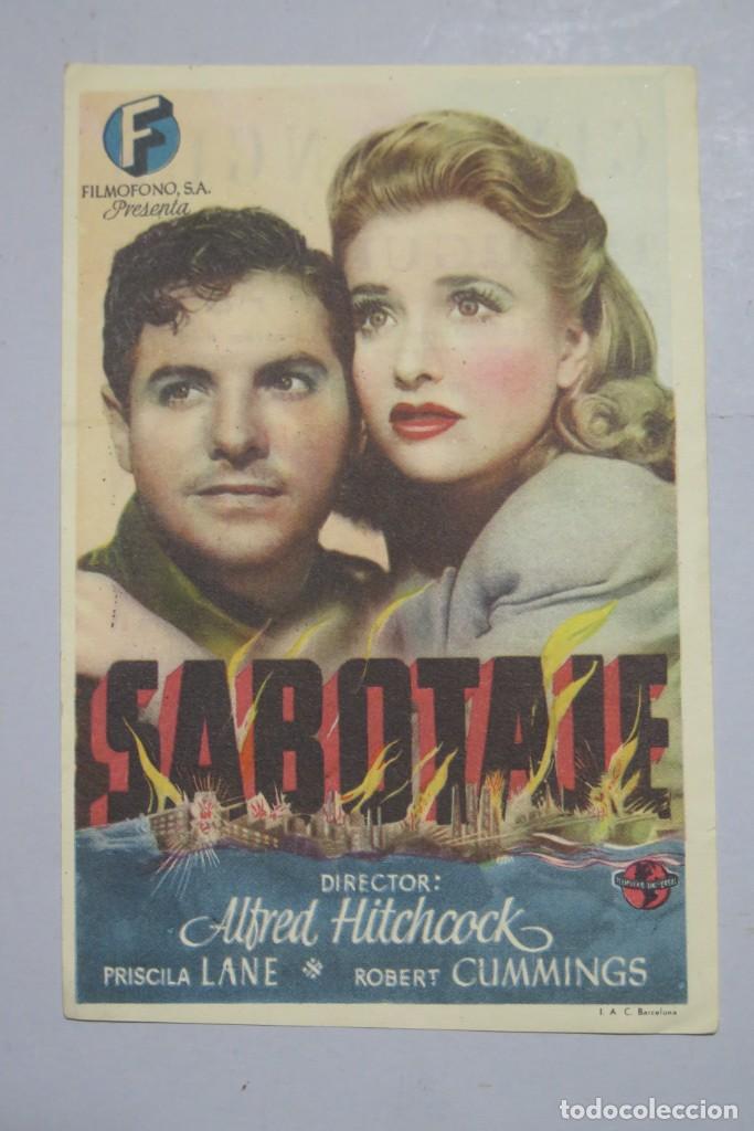 Cine: PROGRAMA DE CINE. SABOTAJE - Foto 1