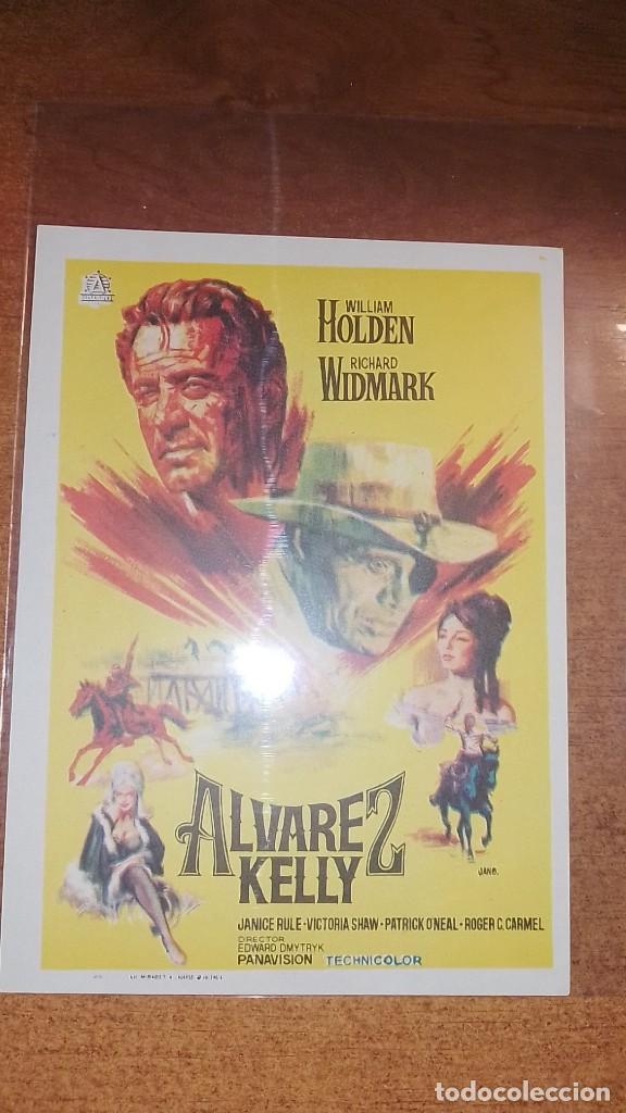 Cine: PROGRAMA O FOLLETO DE MANO DE CINE alvarez kelly - Foto 1