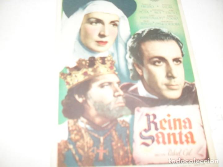 Cine: programa de mano sencillo,sin texto publicitario .titulo:REINA SANTA.