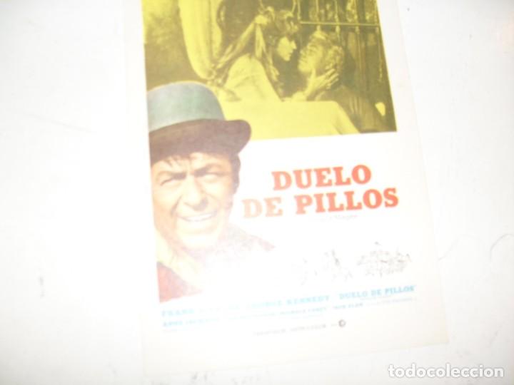 Kino: programa de mano sencillo,sin texto publicitario .titulo: DUELO DE PILLOS.