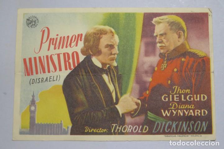 Cine: PROGRAMA DE MANO. PRIMER MINISTRO - Foto 1