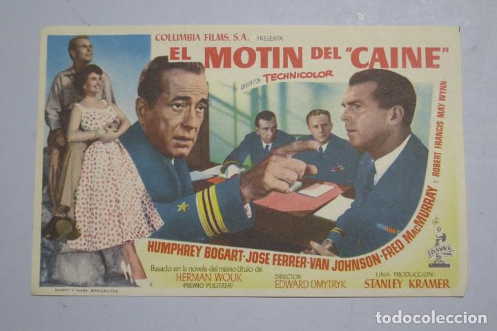 Cine: PROGRAMA DE MANO. EL MOTIN DEL CAINE - Foto 1