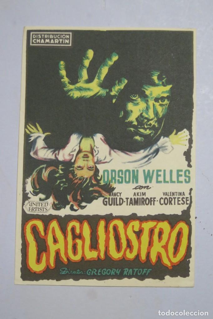 Cine: PROGRAMA DE CINE. CAGLIOSTRO - Foto 1
