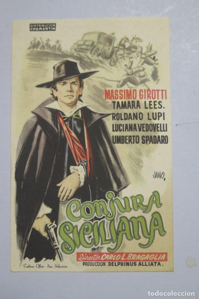 Cine: PROGRAMA DE CINE. CONJURA SICILIANA - Foto 1