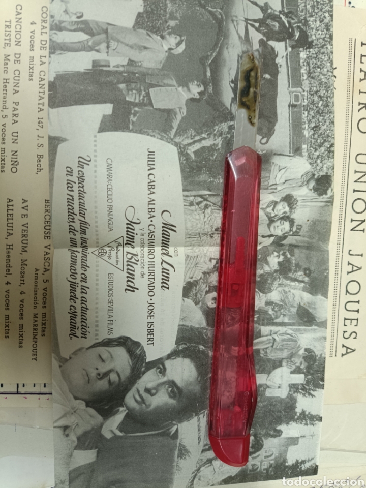Cine: Programa cine de mano un caballero andaluz 1955 - Foto 3