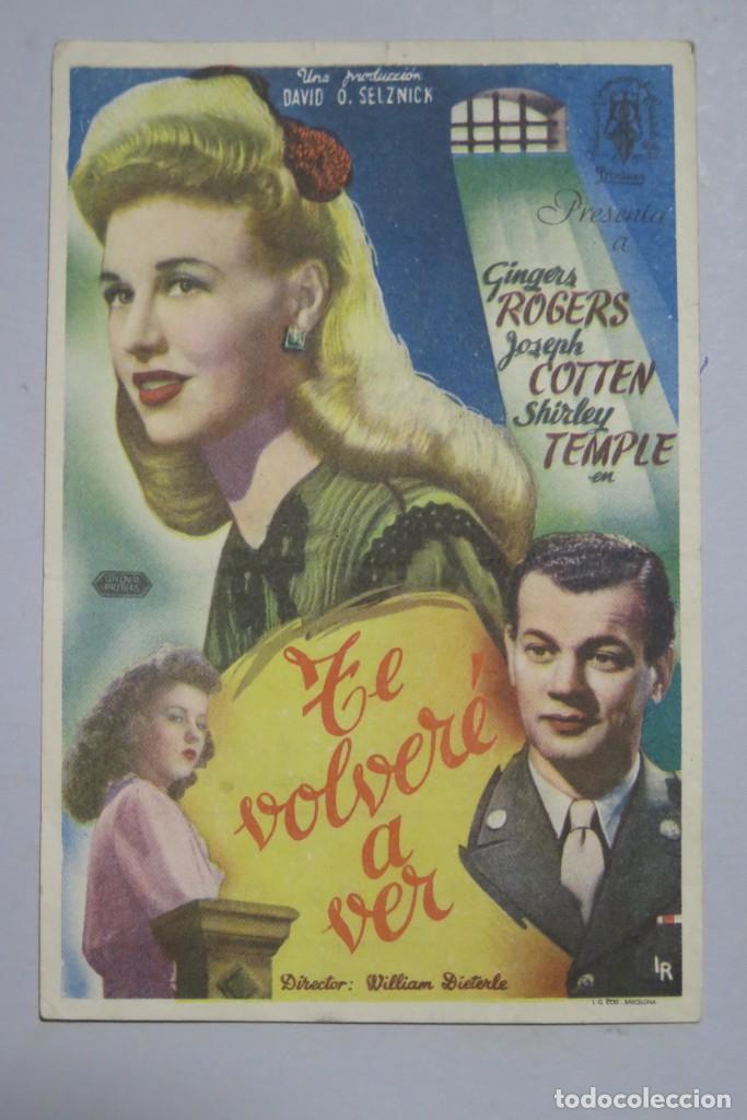 Cine: PROGRAMA DE CINE. TE VOLVERE A VER - Foto 1
