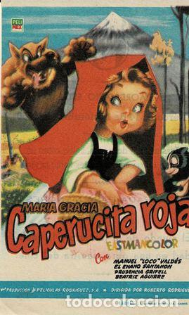 Cine: PROGRAMA DE CINE: CAPERUCITA ROJA PC-5613 - Foto 1