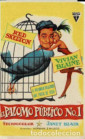 Cine: PROGRAMA DE CINE: EL PALOMO P&Uacute;BLICO N&ordm; 1 PC-5619 - Foto 1