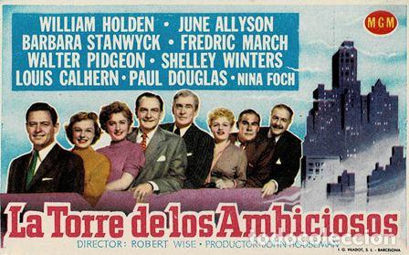 Cine: PROGRAMA DE CINE: LA TORRE DE LOS AMBICIOSOS PC-5629 - Foto 1