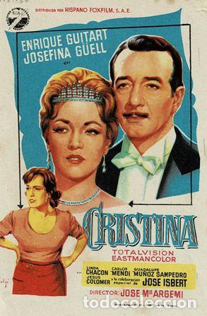 Cine: PROGRAMA DE CINE: CRISTINA PC-5636 - Foto 1