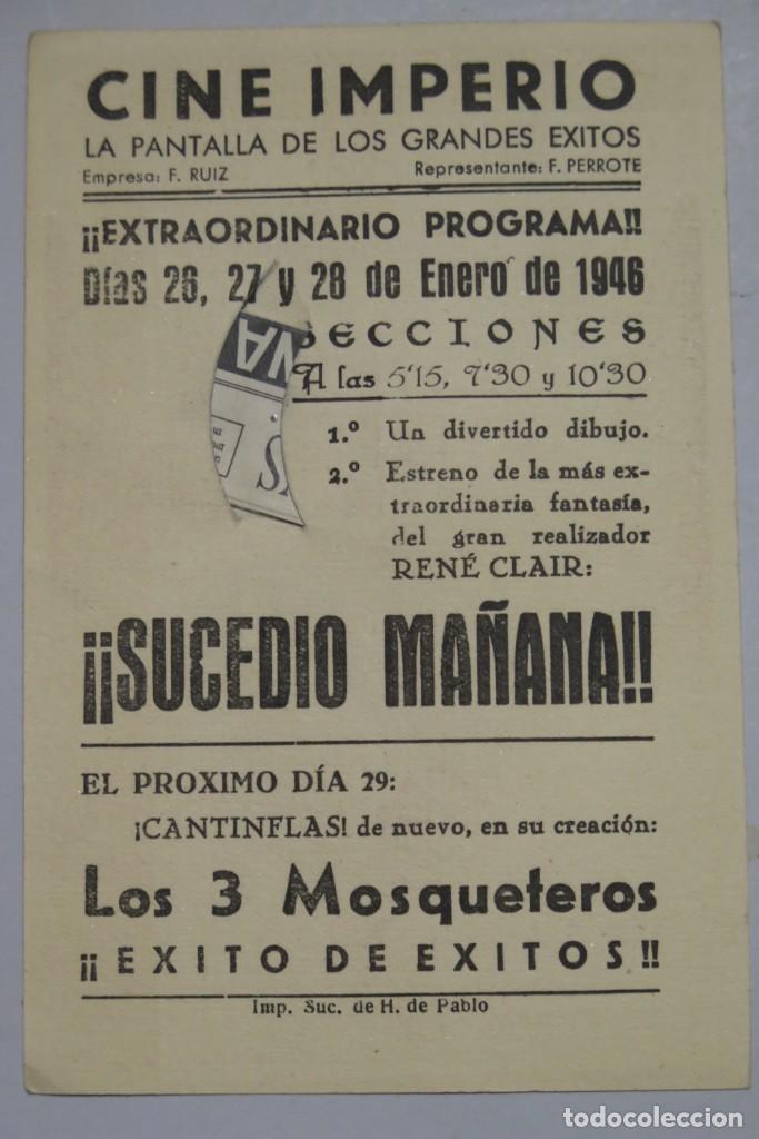 Cine: PROGRAMA DE CINE. SUCEDI&Oacute; MA&Ntilde;ANA - Foto 2