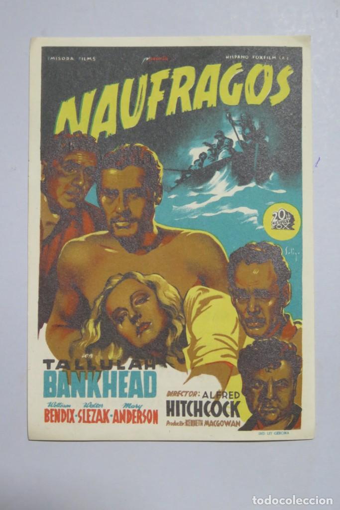 Cine: PROGRAMA DE CINE. NAUFRAGOS - Foto 1