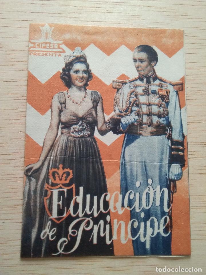 Cine: PROGRAMA DE CINE FOLLETO EDUCACION DE PRINCIPE - Foto 1