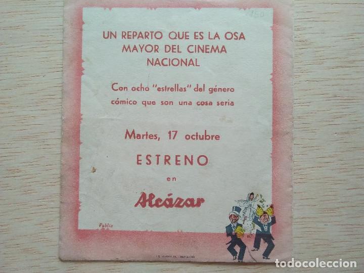 Cine: PROGRAMA DE CINE FOLLETO TUVO LA CULPA ADAN - Foto 3