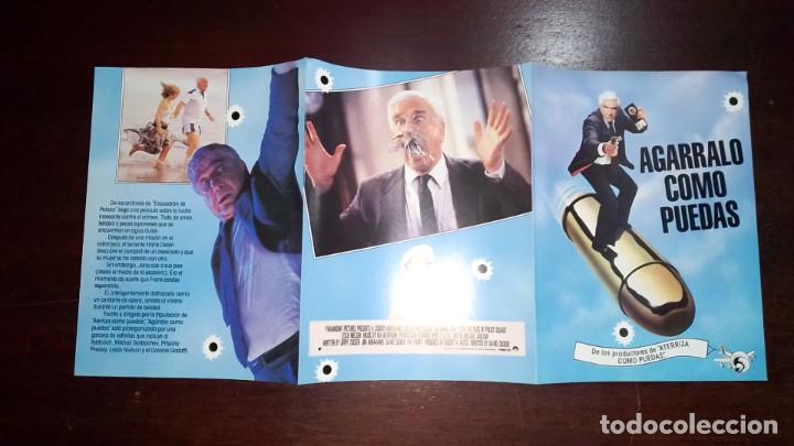 Cine: PROGRAMA O FOLLETO DE MANO DE CINE tr&iacute;ptico ag&aacute;rralo como puedas - Foto 1