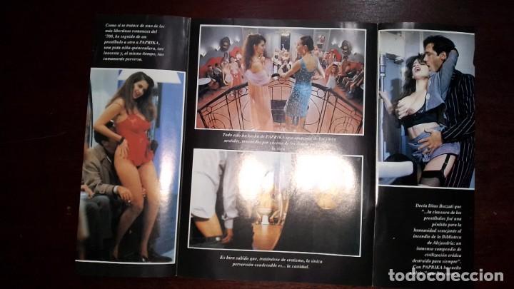 Cine: PROGRAMA O FOLLETO DE MANO DE CINE tr&iacute;ptico los burdeles de paprika - Foto 2