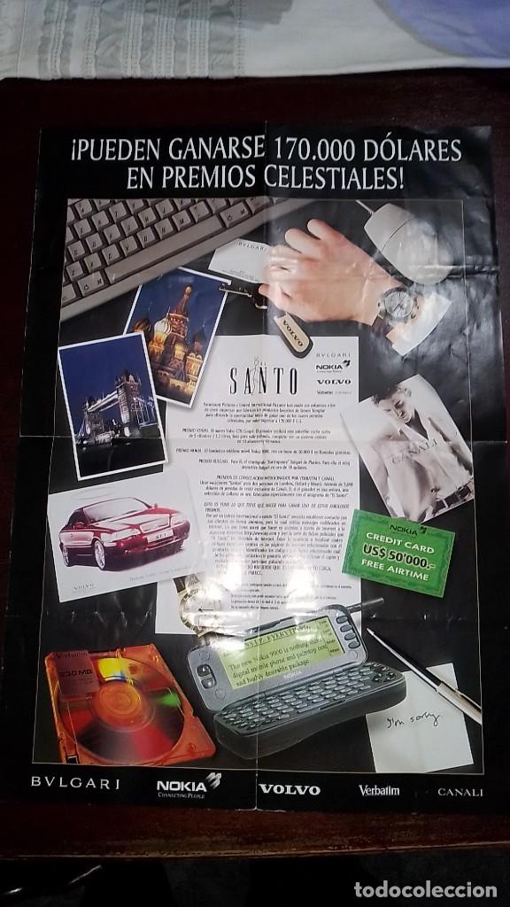 Cine: PROGRAMA O FOLLETO DE MANO DE CINE el santo - Foto 2