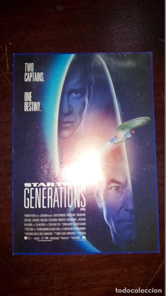 Cine: PROGRAMA O FOLLETO DE MANO DE CINE star trek generations - Foto 1