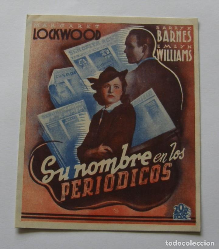 Cine: PROGRAMA DE CINE SU NOMBRE EN LOS PERIODICOS - Foto 1
