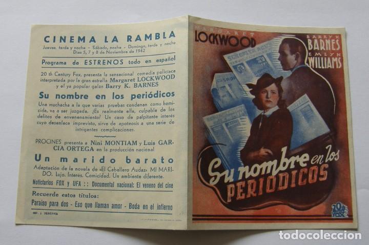 Cine: PROGRAMA DE CINE SU NOMBRE EN LOS PERIODICOS - Foto 3