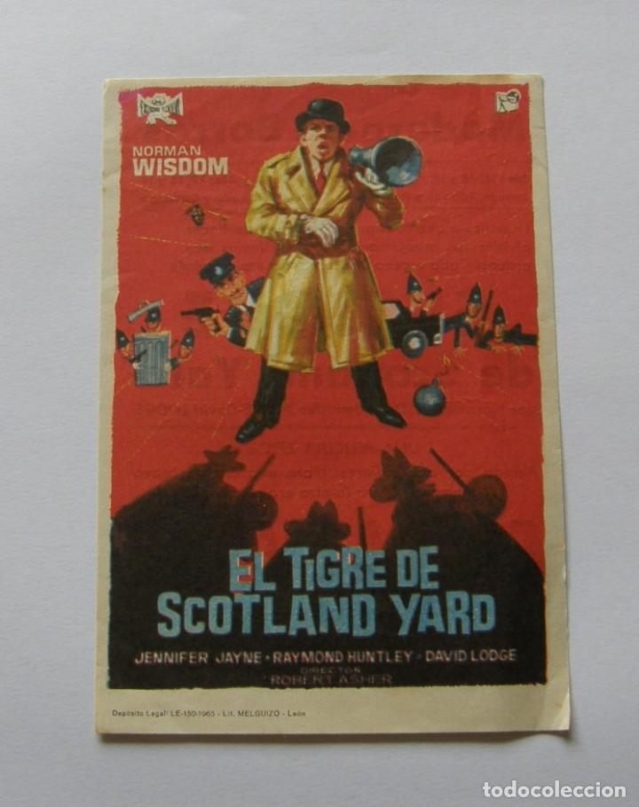 Cine: PROGRAMA DE CINE EL TIGRE DE SCOTLAND YARD - Foto 1