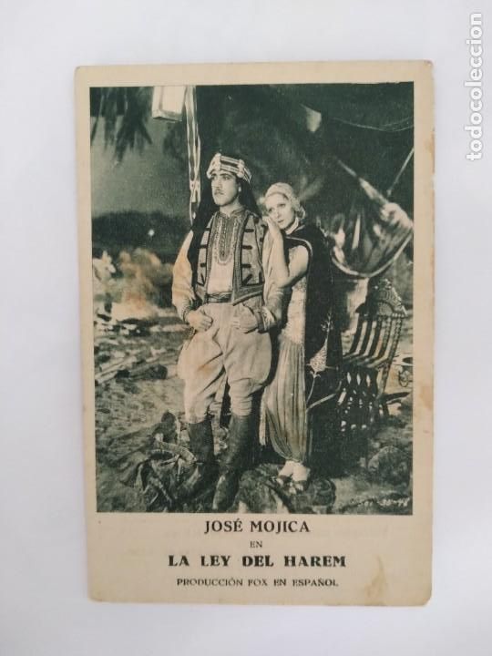  Foglietti di film di film antichi di cinema: PROGRAMA TARJETA CINE LA LEY DEL HAREM JOSE MOJICA CLAVE PALACE FOX RV 183