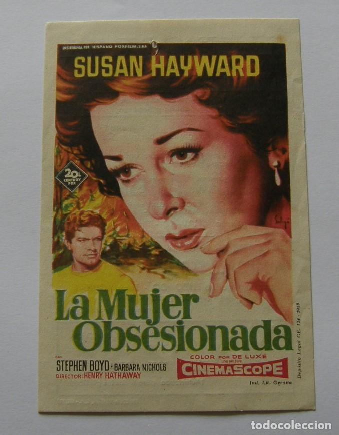 Cine: PROGRAMA DE CINE LA MUJER OBSESIONADA