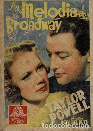 Cine: PROGRAMA DE CINE: LA MELOD&Iacute;A DE BROADWAY PC-5648 - Foto 1