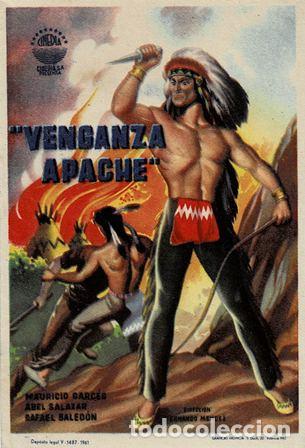 Cine: PROGRAMA DE CINE: LA VENGANZA APACHE PC-5652 - Foto 1