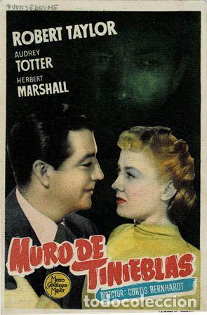 Cine: PROGRAMA DE CINE: MURO DE TINIEBLAS PC-5653 - Foto 1