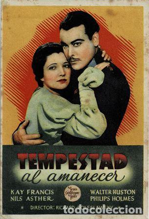 Cine: PROGRAMA DE CINE: TEMPESTAD AL AMANECER PC-5660 - Foto 1