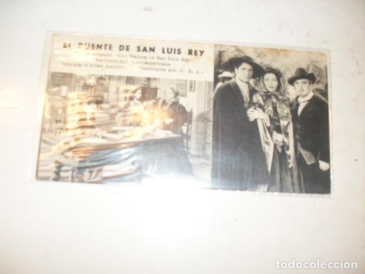  Flyers Publicitaires de films Anciens: programa de mano sencillo,con texto.titulo:TITULO:EL PUENTE DE SAN LUIS REY.