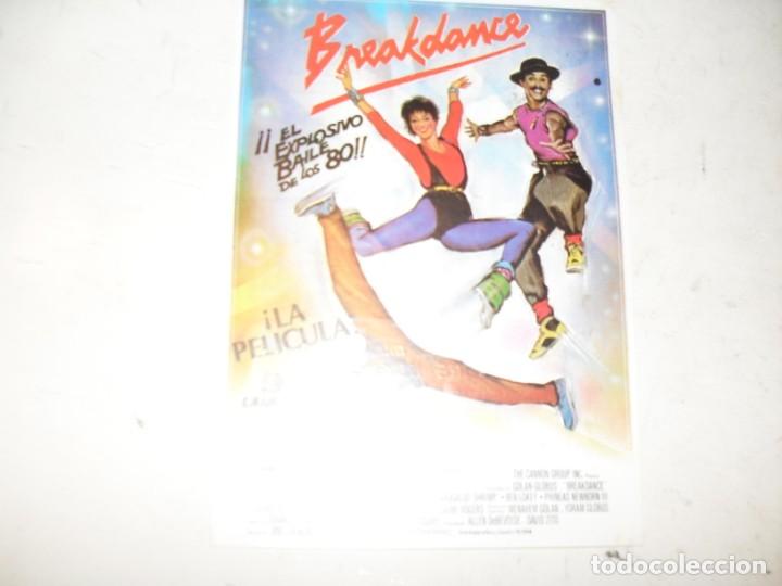 Flyers Publicitaires de films Anciens: programa de mano sencillo,con texto.titulo: BREAKDANCE,de los ultimos que se editaron.
