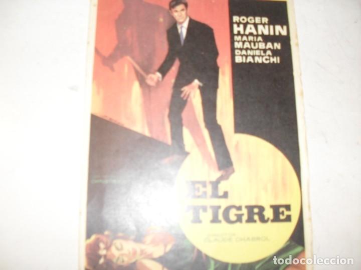 Cine: programa de mano sencillo,sin texto publicitario.titulo: EL TIGRE.