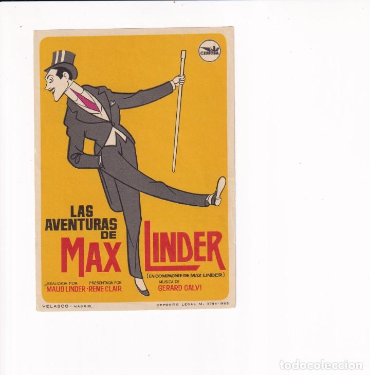 Cine: LAS AVENTURAS DE MAX LINDER .- RENE CLAIR - Foto 1