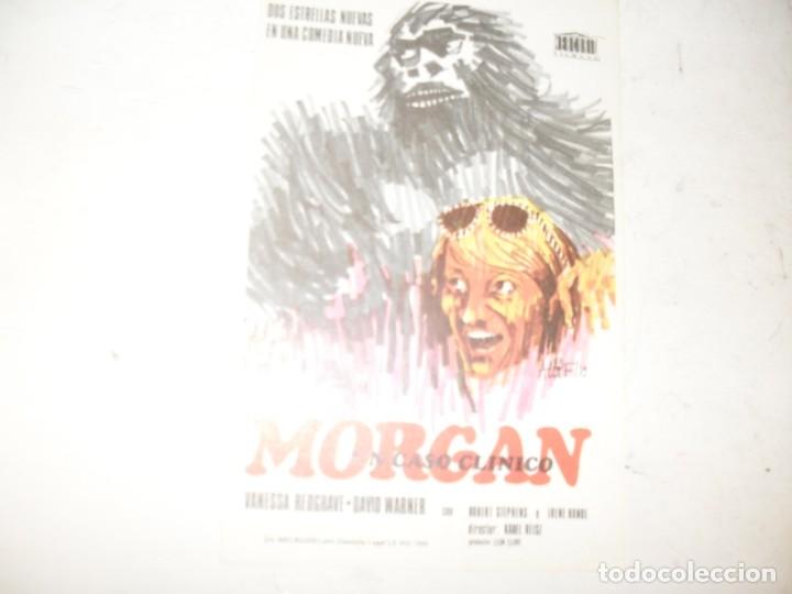 Kino: programa de mano sencillo,sin texto publicitario.titulo: MORGAN UN CASO CLINICO.