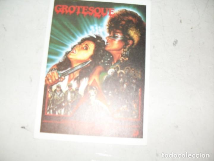 Kino: programa de mano sencillo,sin texto publicitario.titulo: GROTESQUE,de los ultimos editados en los 80