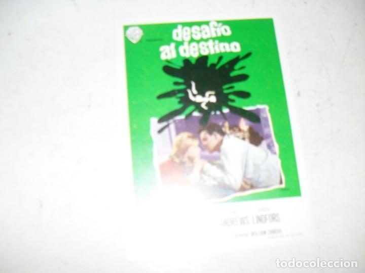  Flyers Publicitaires de films Anciens: programa de mano sencillo,sin texto publicitario.titulo: DESAFIO AL DESTINO.