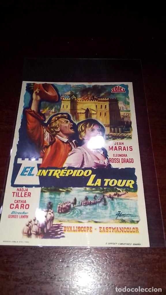 Cine: PROGRAMA O FOLLETO DE MANO DE CINE el intr&eacute;pido latour - Foto 1