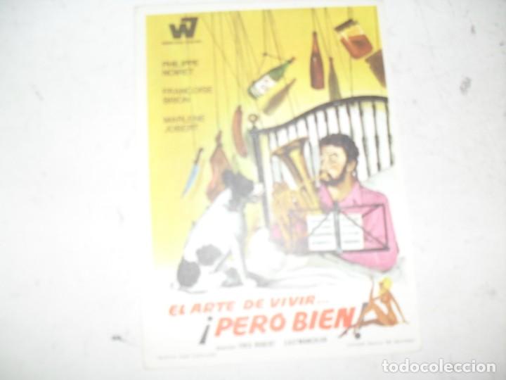  Flyers Publicitaires de films Anciens: programa de mano sencillo,sin texto publicitario.titulo: EL ARTE DE VIVIR...&iexcl;PERO BIEN&iexcl;.