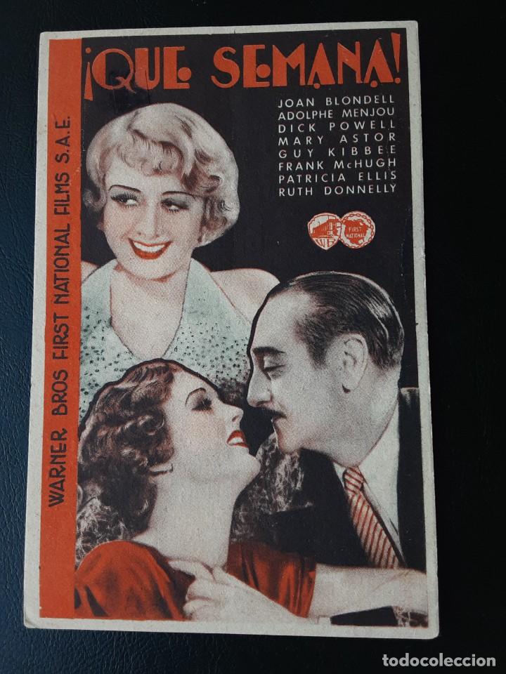 Cine: &iexcl;QUE SEMANA! JOAN BLONDELL ADOLPHE MENJOU - Foto 1