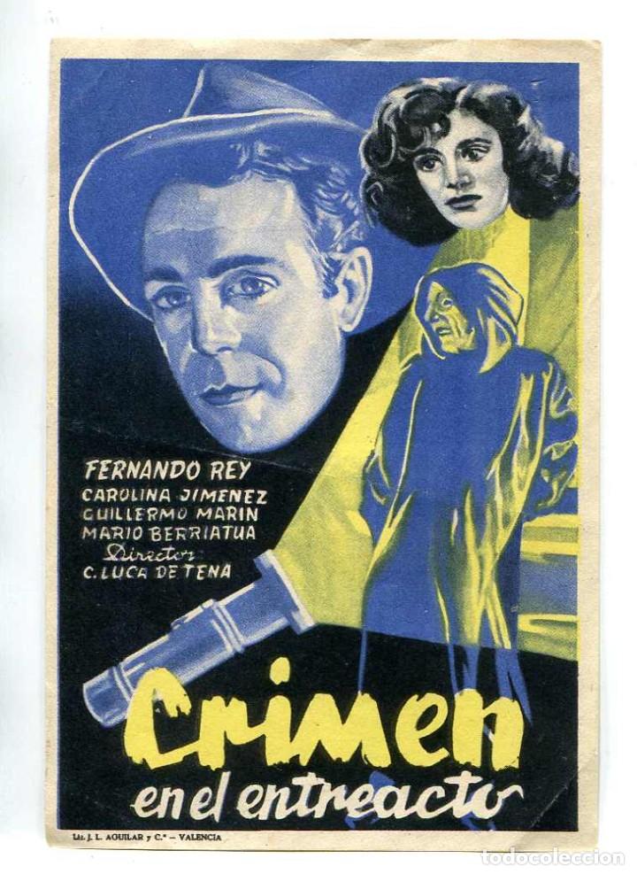 Cine: CRIMEN EN EL ENTREACTO, con Fernando Rey. - Foto 1