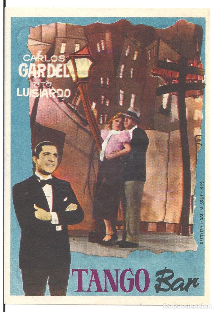 Cine: PTCC 123 TANGO BAR PROGRAMA SENCILLO CARLOS GARDEL - Foto 1