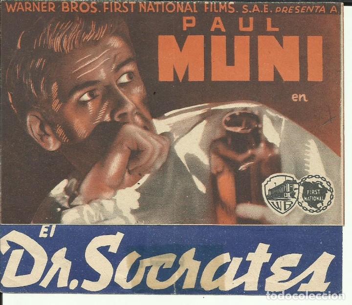 Cine: PTCC 128 EL DOCTOR SOCRATES PROGRAMA DOBLE WARNER PAUL MUNI ANN DVORAK - Foto 1