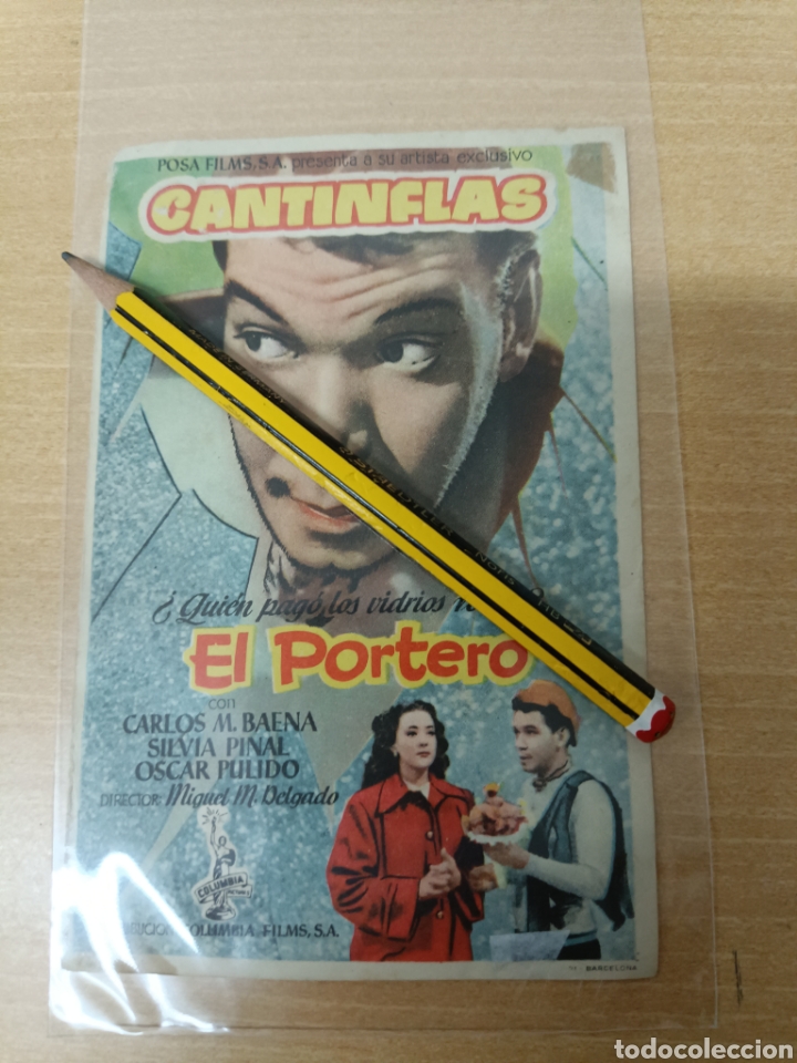 Cine: Cantinflas el portero programa de mano cine - Foto 1