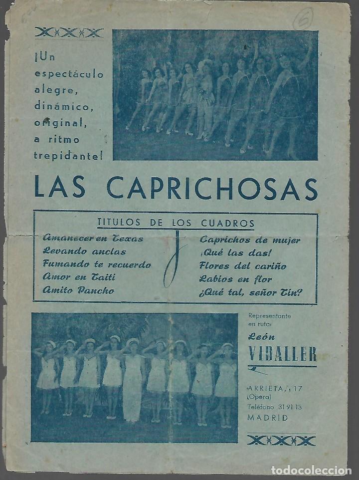 Cine: MADRID. DIPTICO.- ESPECTACULO -LAS CAPRICHOSAS- VER POTOS - Foto 2